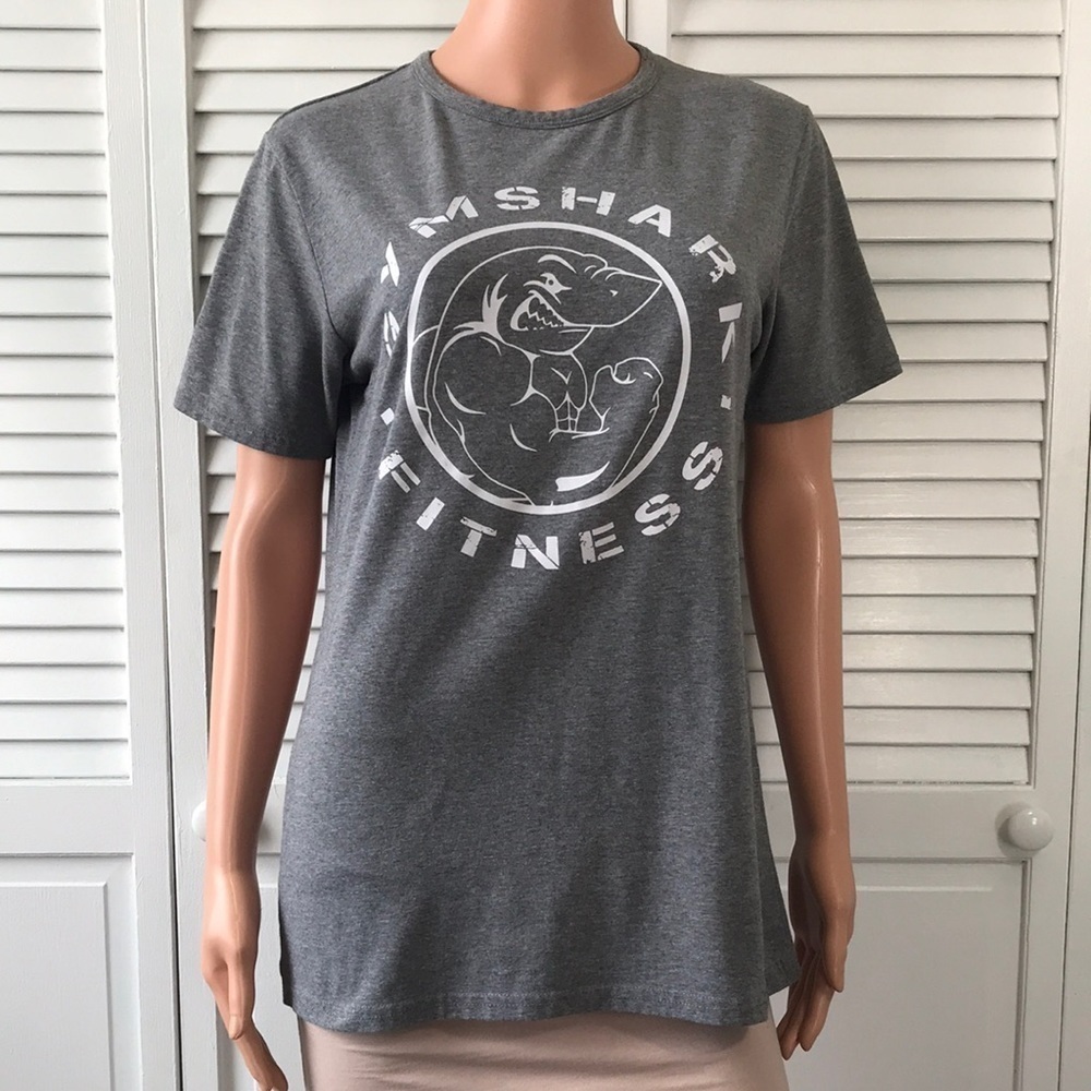 2/$25 GYMSHARK Gray Short Sleeve Tee